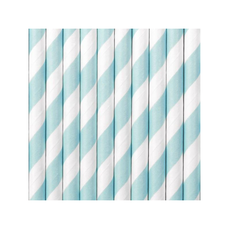 pailles rayures bleus blancs