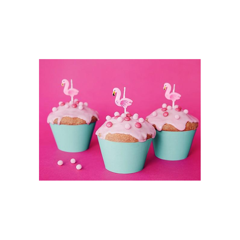 bougie flamand rose cupcake bougie flamand rose cupcake