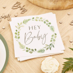 serviettes papier baby shower botanique serviettes papier baby shower botanique