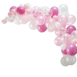 kit arche ballons roses