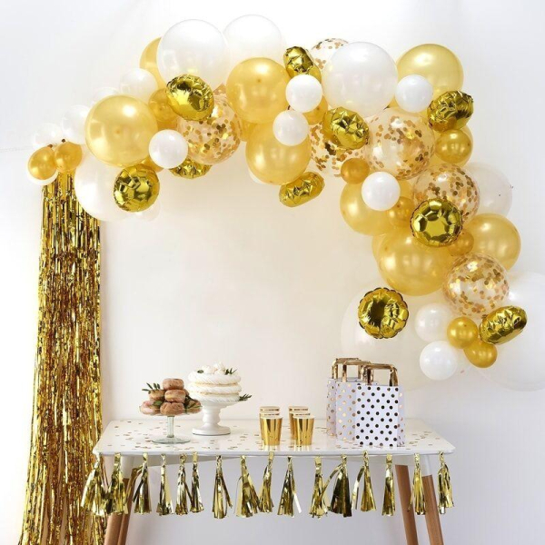 kit arche ballons dore table