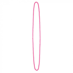 Set 4 longs colliers à perle fluorescents