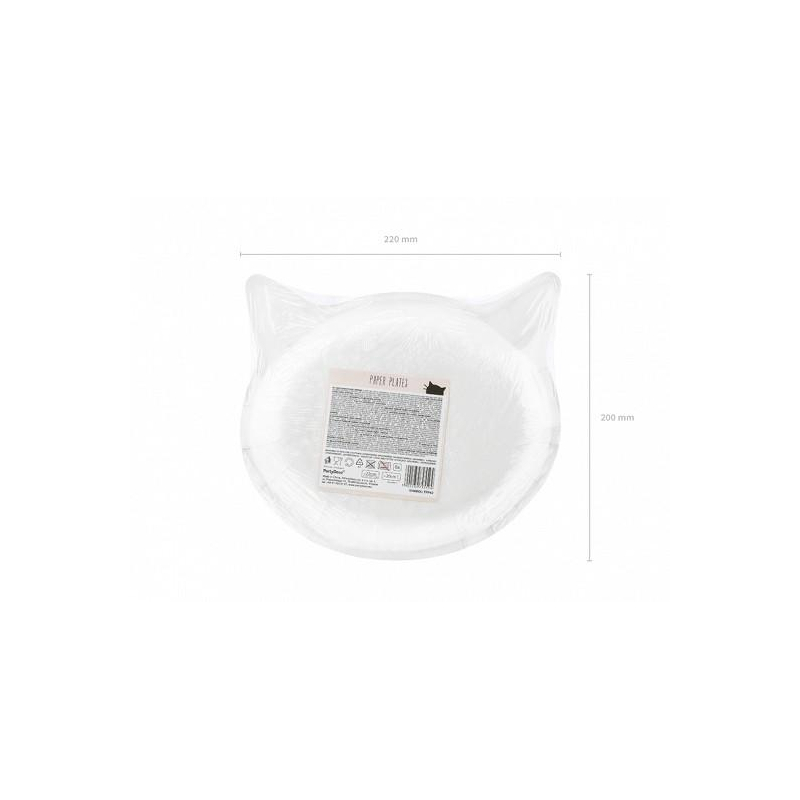 assiettes chat rose pack