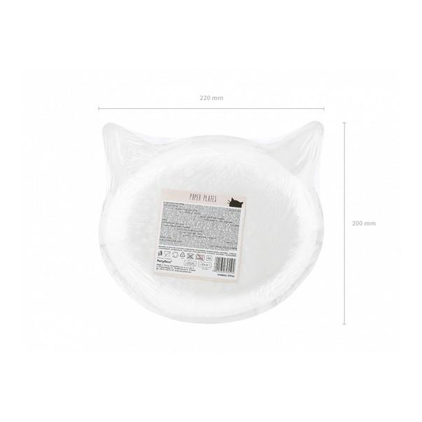 assiettes chat rose pack