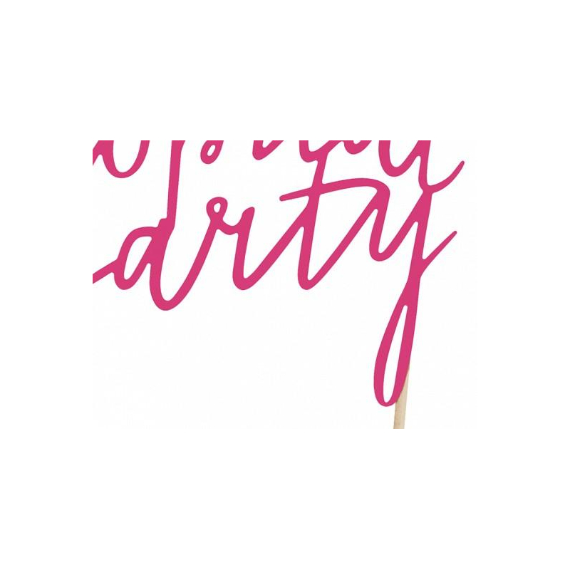 cake topper tropical detail