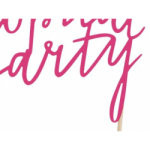 cake topper tropical detail