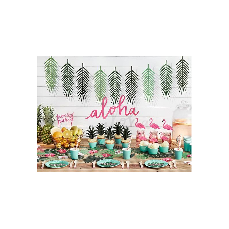 cake topper tropical aloha