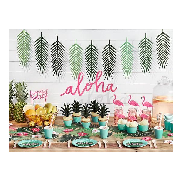 cake topper tropical aloha