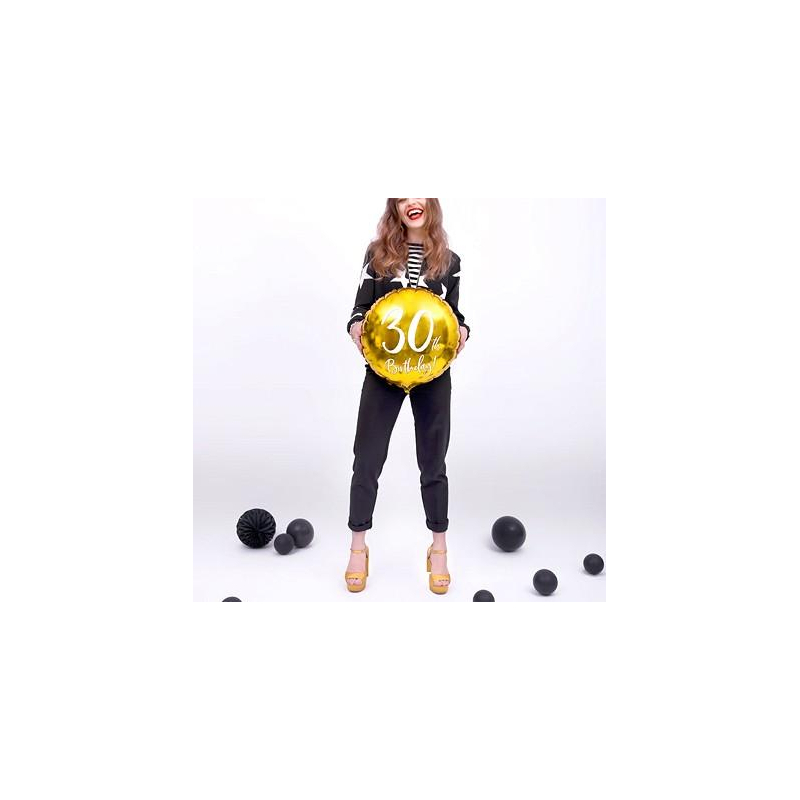 ballon anniversaire dore 30 ans