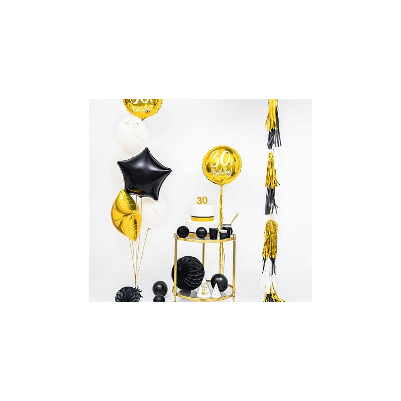 ballon anniversaire dore 30 ans effets