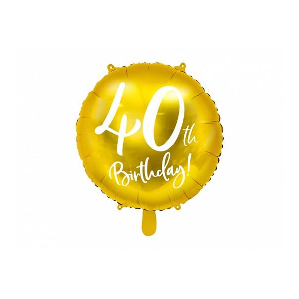 ballon anniversaire dore 40 ans ballon anniversaire dore 40 ans