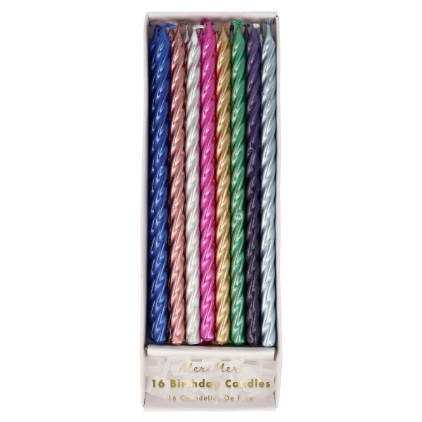 bougie multicolores métallisées bougie multicolores métallisées