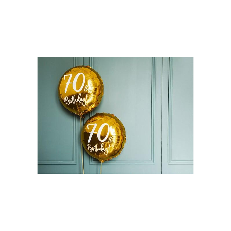 ballon anniversaire 70 ans effets