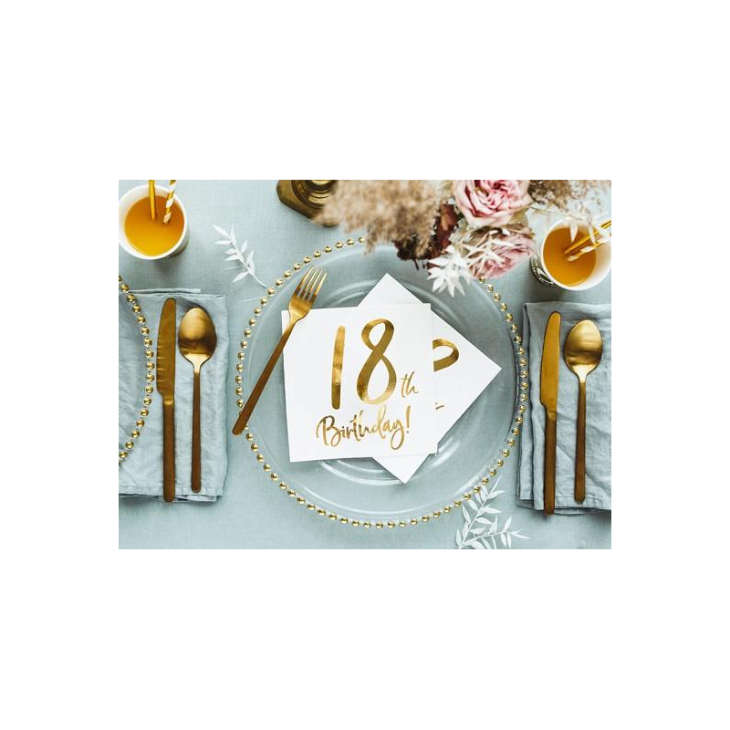 serviettes papier blanc table