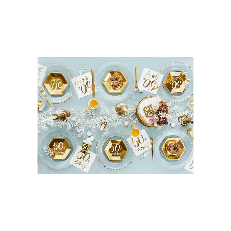 serviettes papier blanc 50 ans