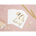 serviettes papiers 90 ans or serviettes papiers 90 ans or
