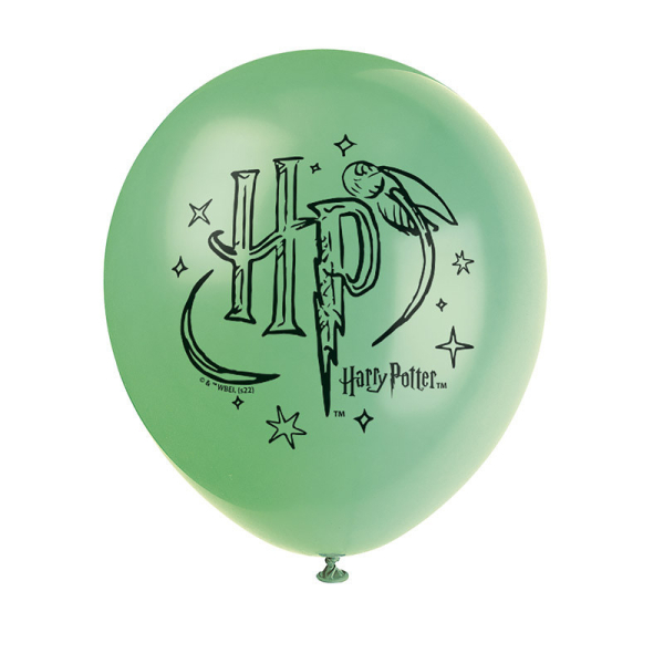 ballon Harry Potter latex vert