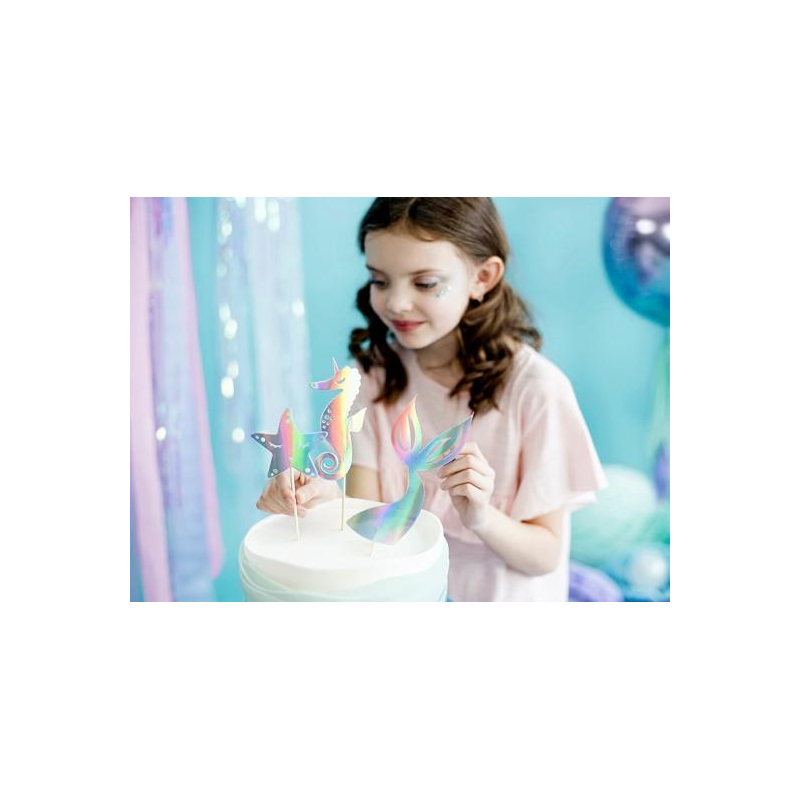 decoration gateau sirene fille