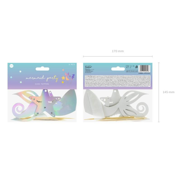 decoration gateau sirene pack