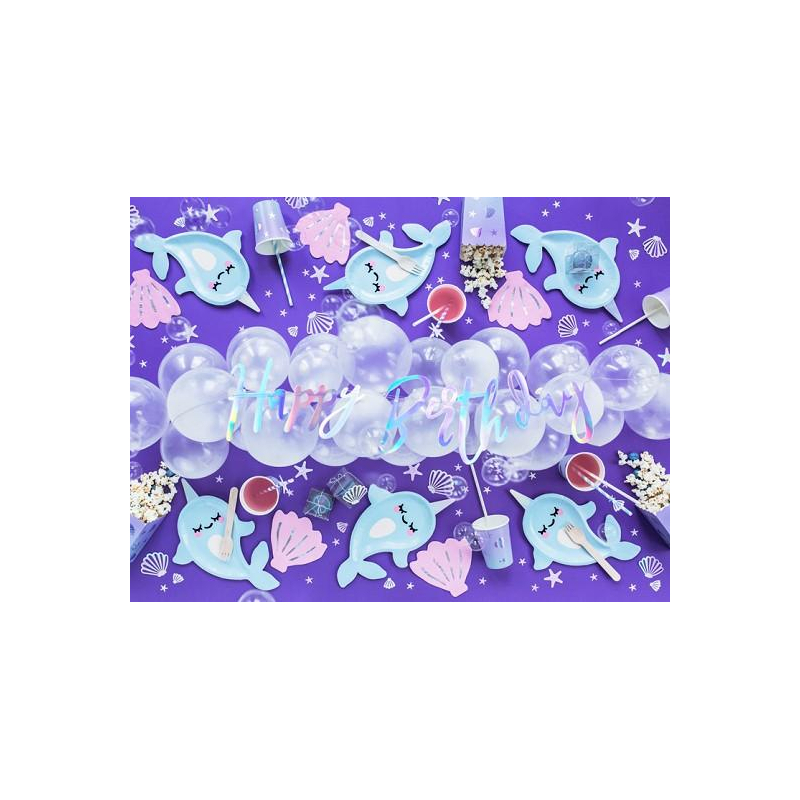 gobelets bleu coquillage carton