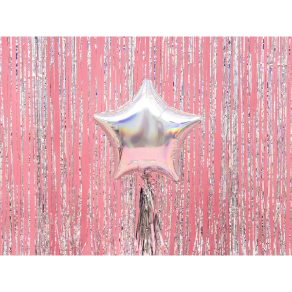 ballon etoile aluminium holographique effets