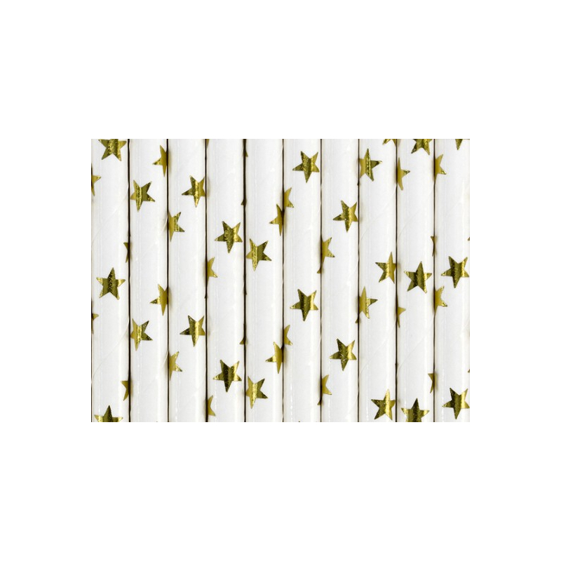 pailles etoiles dores