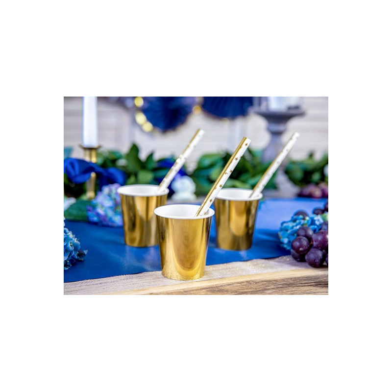 pailles etoiles dores  verre