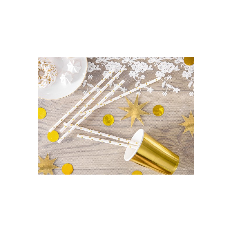 pailles etoiles dores effet