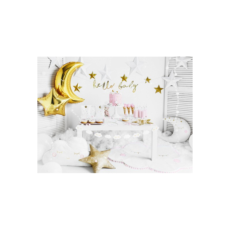 pailles etoiles dores papier