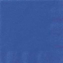 serviettes bleu marine