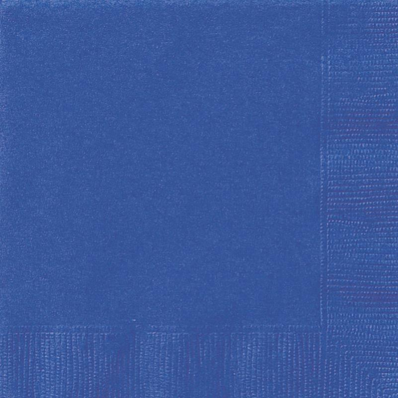serviettes bleu marine