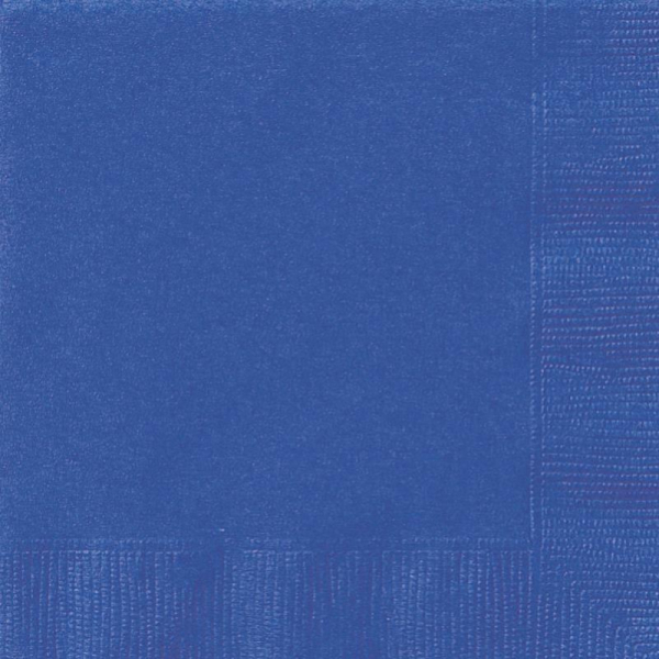 serviettes bleu marine