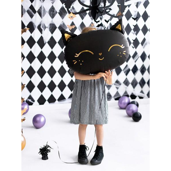 ballon aluminium noir chat ambiance ballon aluminium noir chat ambiance