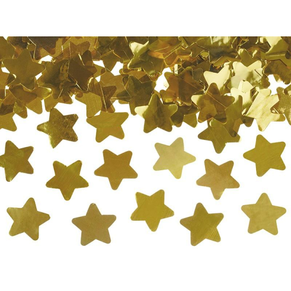 confettis étoiles doré