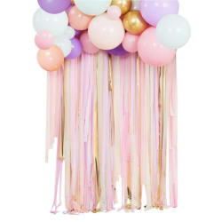 arche de ballons pastel