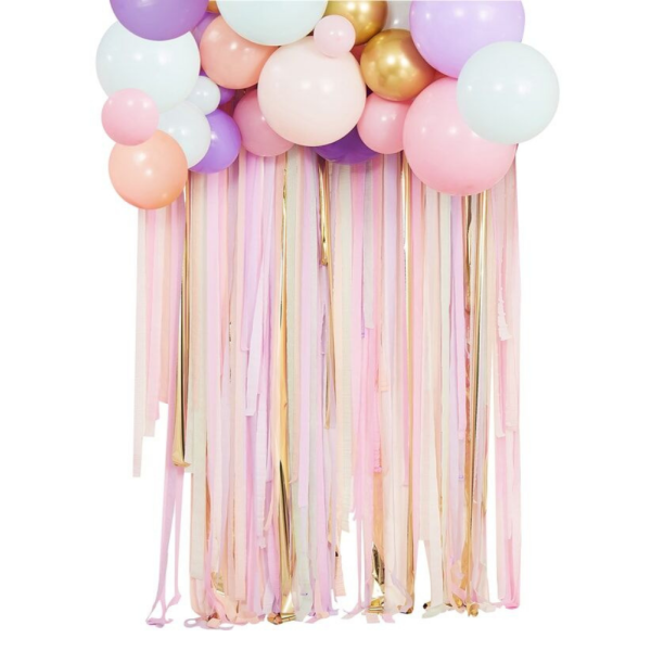 arche de ballons pastel