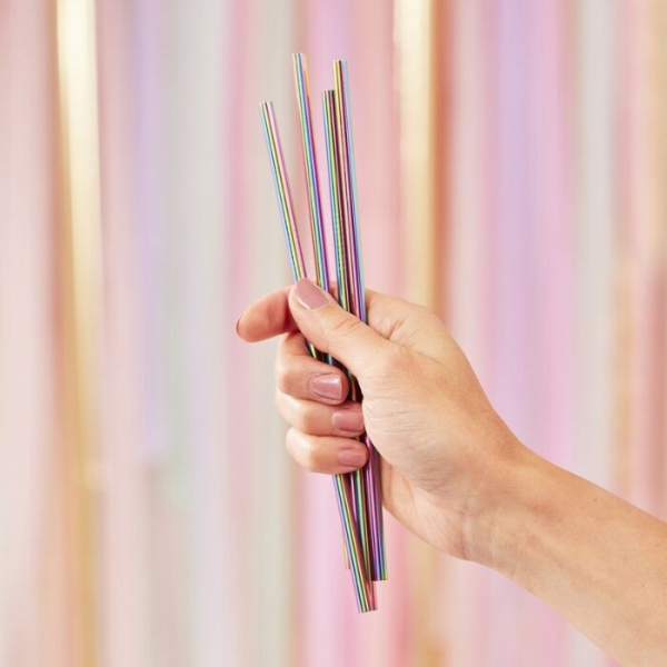 pailles inox arc-en-ciel pailles inox arc-en-ciel