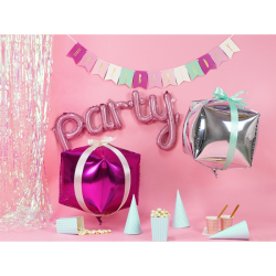 ballon aluminium rose party