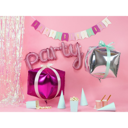 ballon aluminium rose party