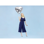 ballon aluminium coeur argent femme ballon aluminium coeur argent femme