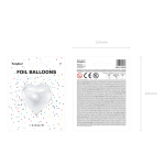 ballon aluminium coeur blanc pack ballon aluminium coeur blanc pack