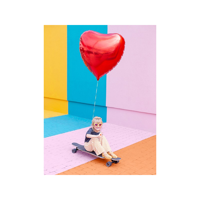 ballon geant coeur rouge ambiance