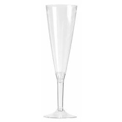 flutes champagne transparante