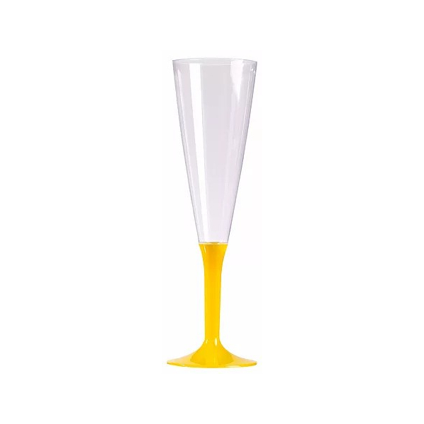 flute champagne jaune