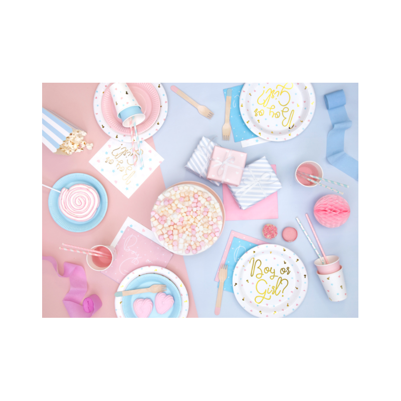 paille rose pois blanc effet