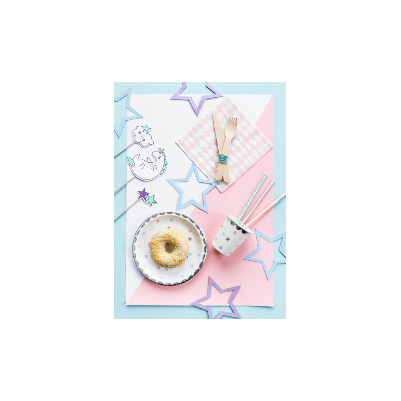 paille rose pois blanc lot