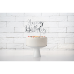 cake topper argent anniversaire cake topper argent anniversaire