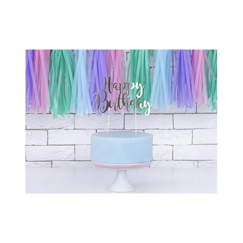 cake topper argent deco