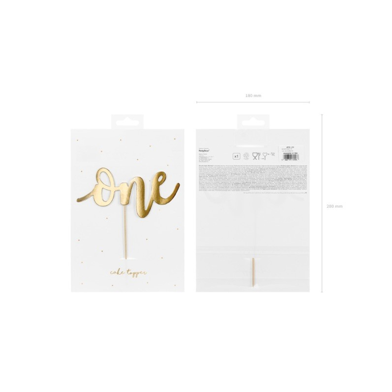 cake topper anniversaire un an pack