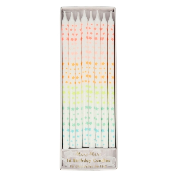 bougie anniversaire étoile multicolore bougie anniversaire étoile multicolore